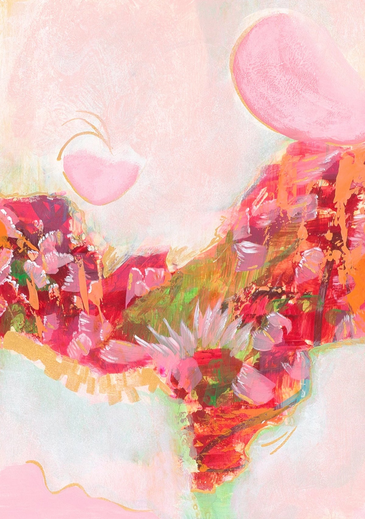 SOLD - Flower Garden in the Sky (Incognito Art Show)