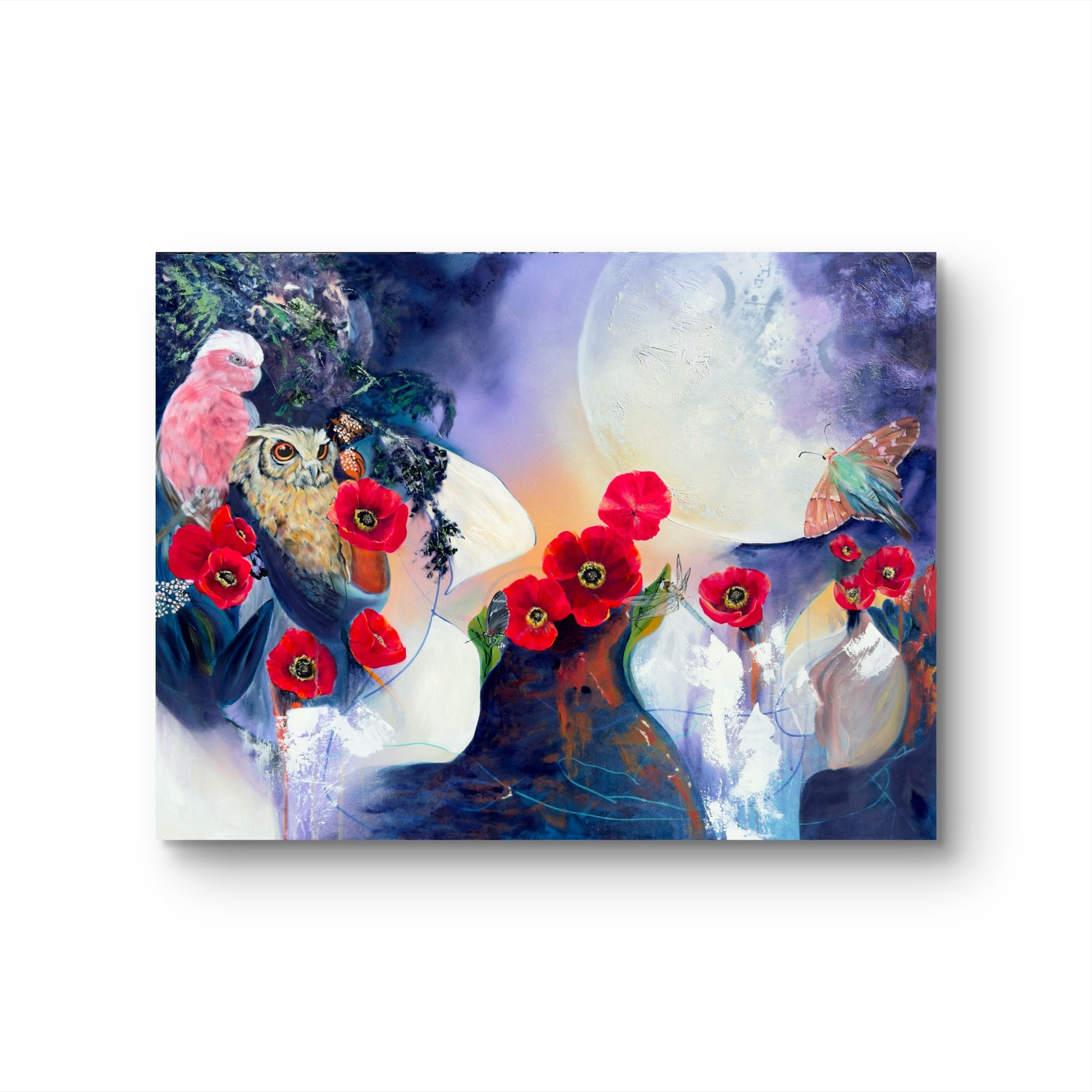 Moonlit Companions - Original Art