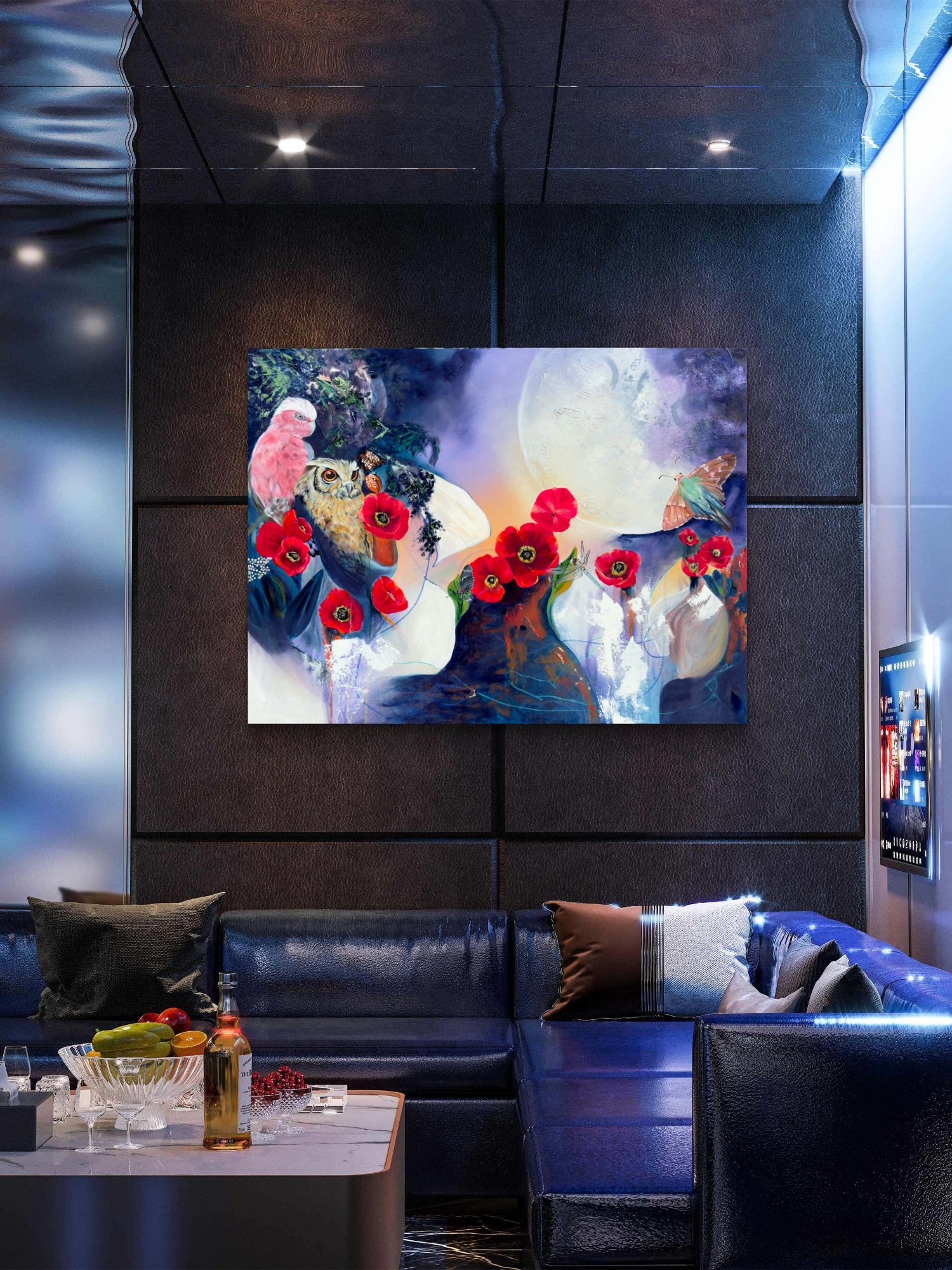 Moonlit Companions - Original Art