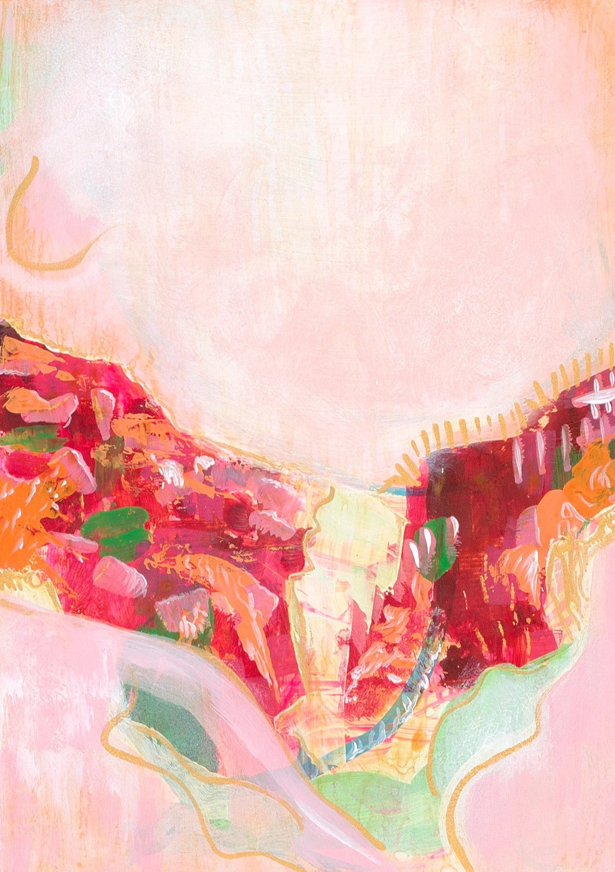SOLD - Rainbow Falls (Incognito Art Show)